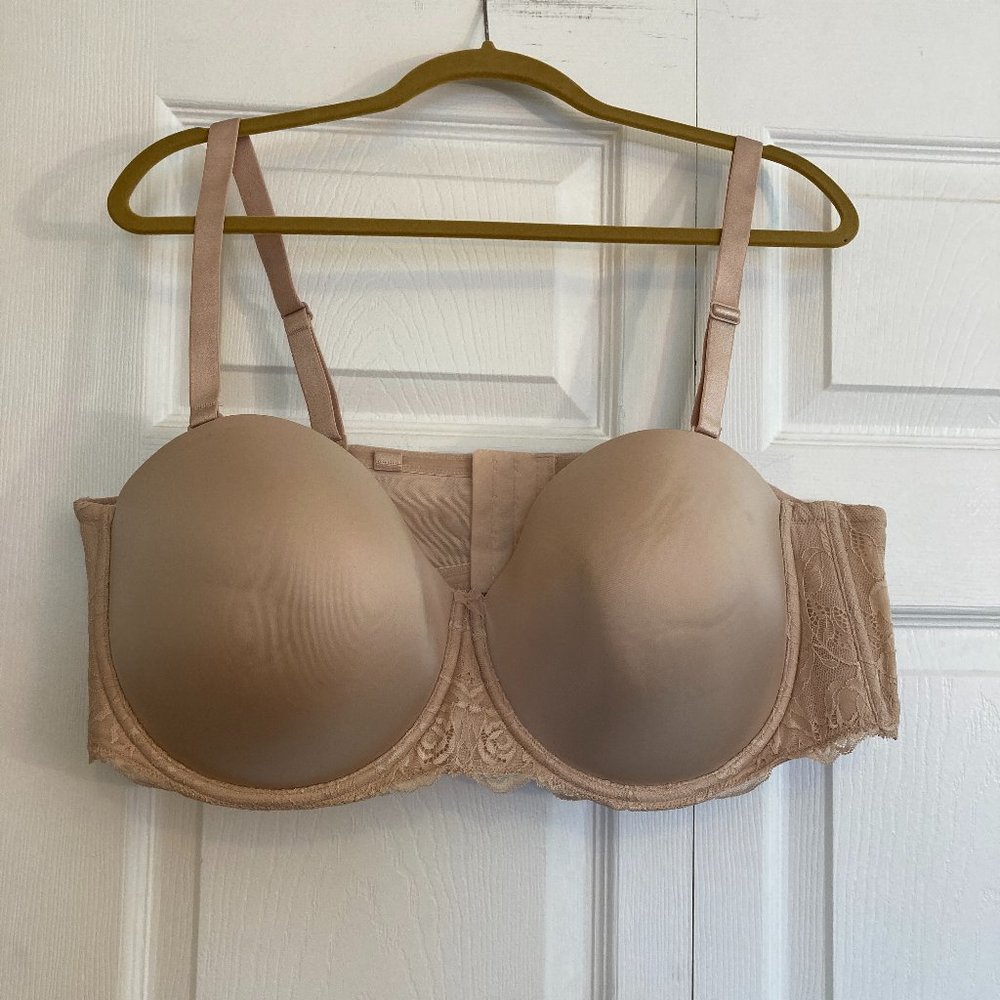Torrid Bra Convertible Nude Straps Strapless Plus Size Size 50D